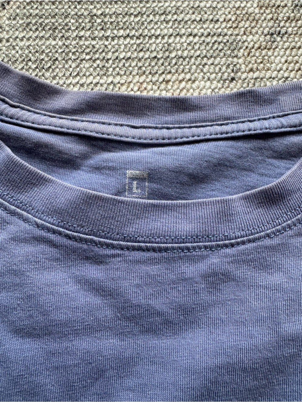 Southern Marsh Youth Large Long-Sleeve Pocket T-Shirt — Blue - Picture 4 of 4